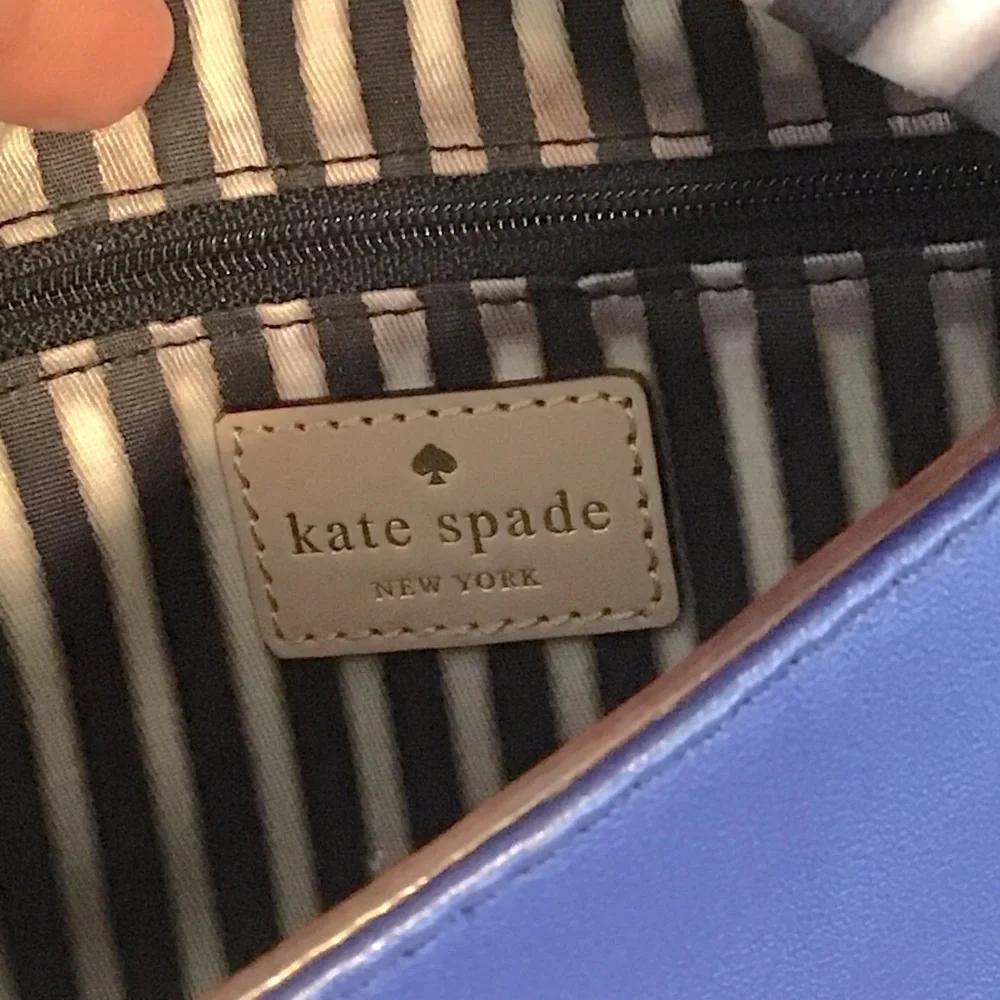 KATE SPADE Women’s Small Cobalt Blue Leather Crossbody Bag